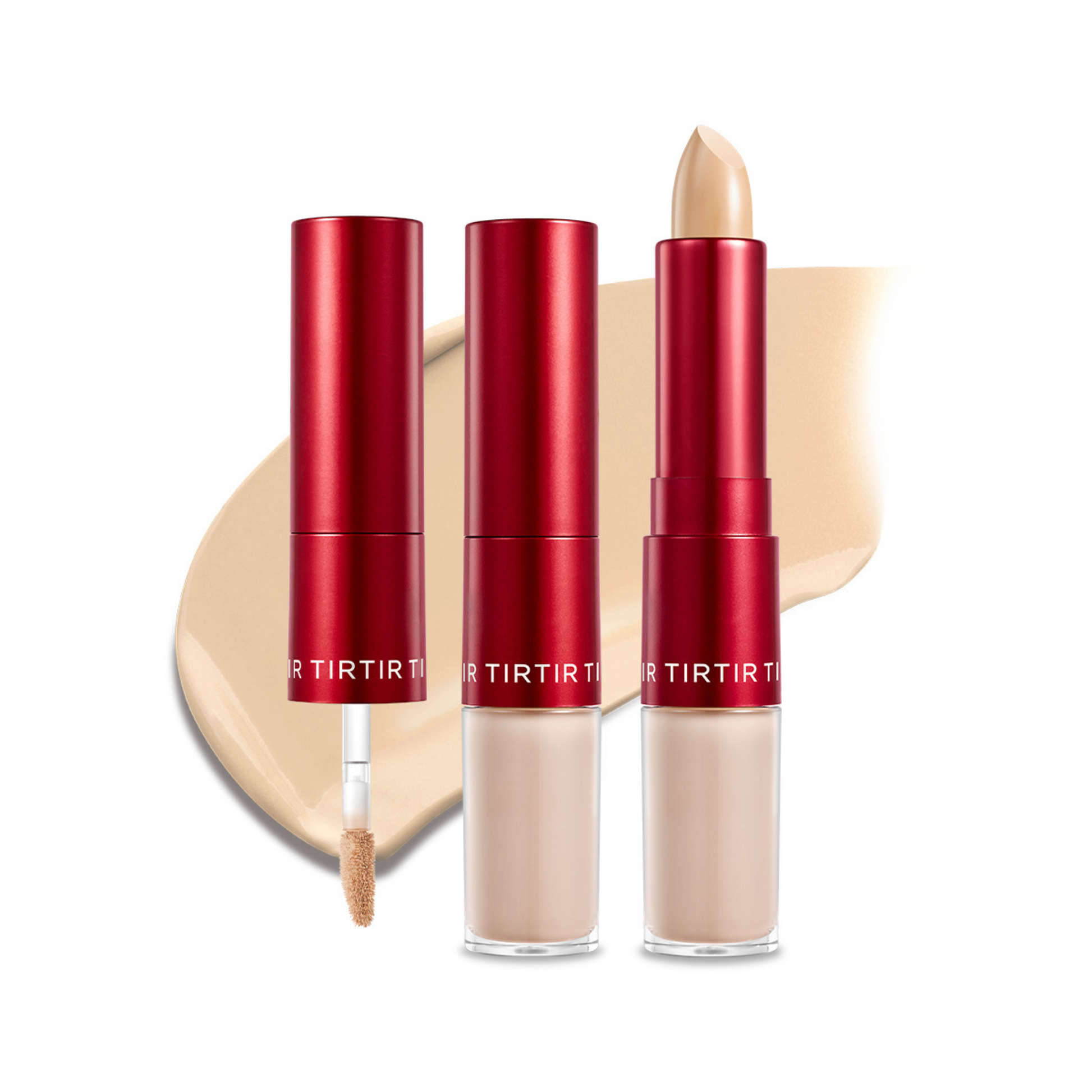 TIRTIR Glide Hide Blurring Concealer 3.5 W Korean dual-action light medium warm concealer 72-hour wear