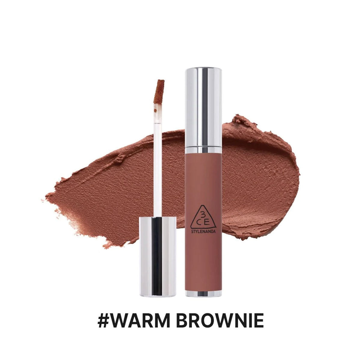 3CE Hazy Lip Clay Warm Brownie