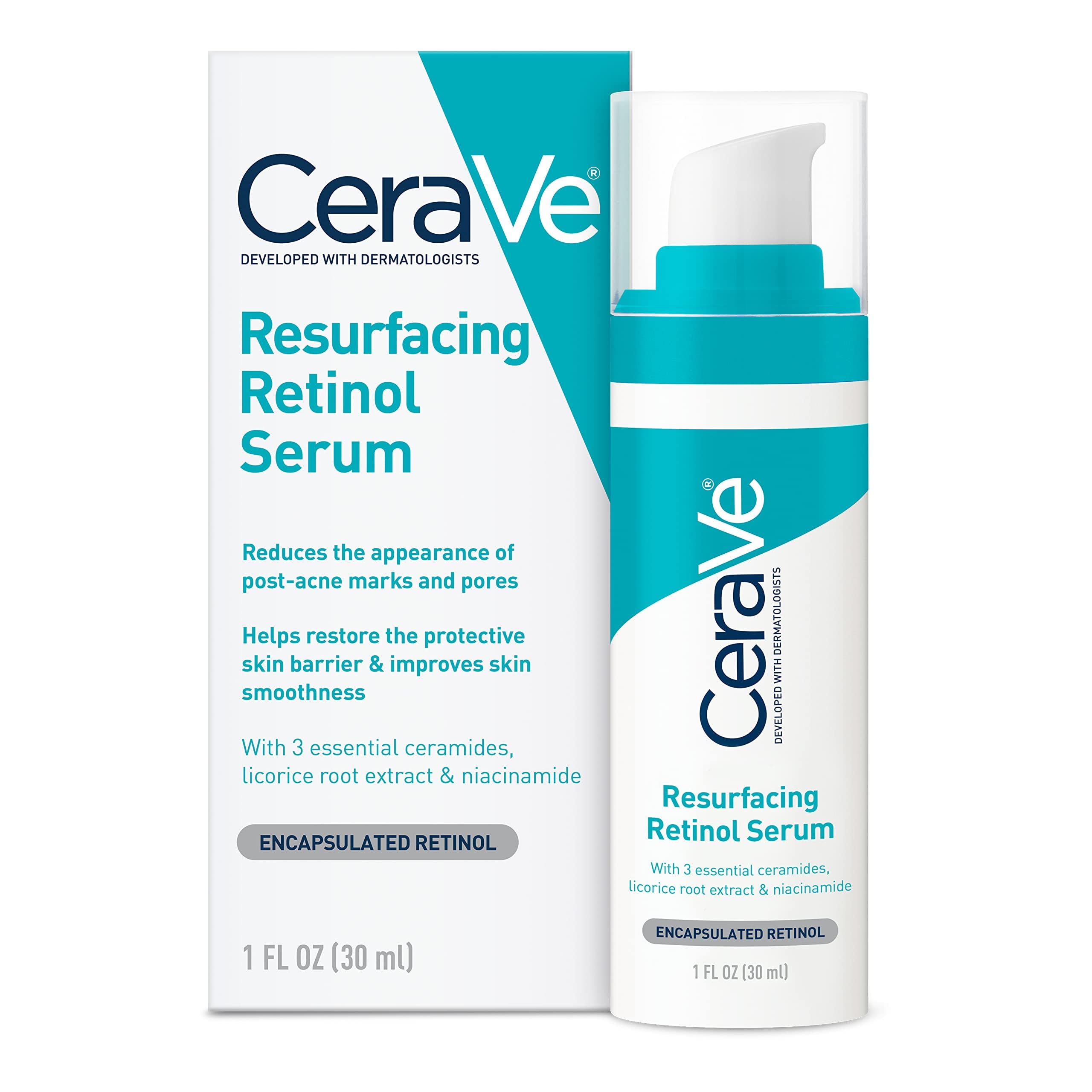 CeraVe Resurfacing Retinol Serum 30ml packaging view
