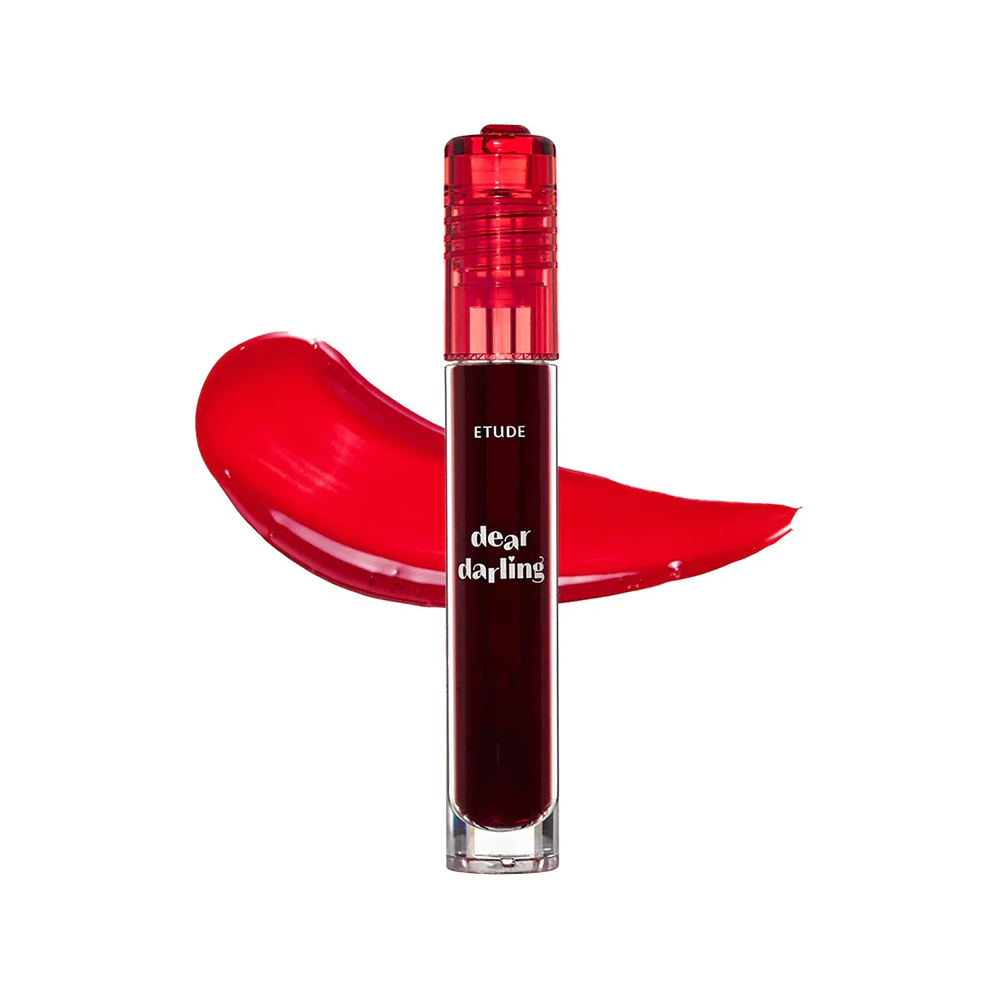 ETUDE Dear Darling Water Gel Tint 03 Real Red Korean classic true red lip tint juicy hydrating