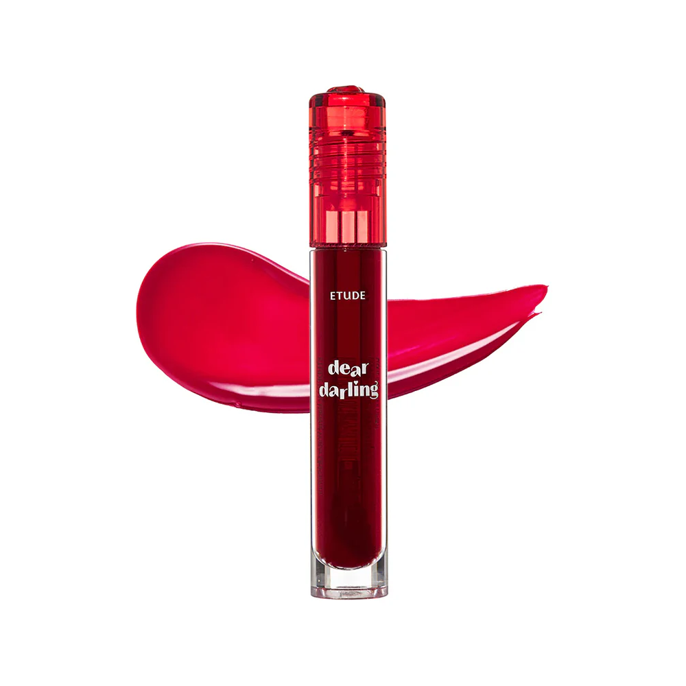 ETUDE Dear Darling Water Gel Tint 04 Plum Red Korean berry plum lip tint juicy hydrating long-lasting