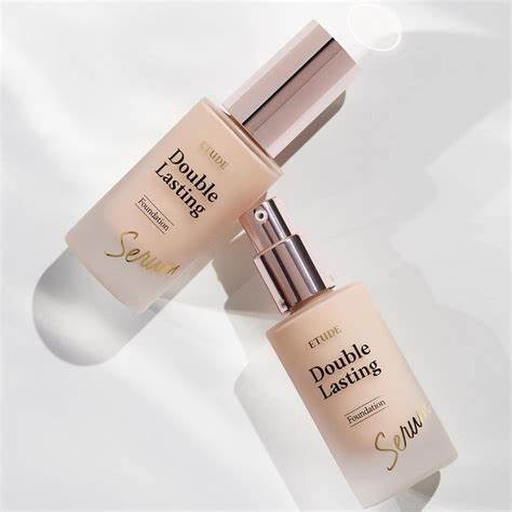 ETUDE Double Lasting Serum Foundation 17N1 Neutral Vanilla Korean fair neutral light foundation serum
