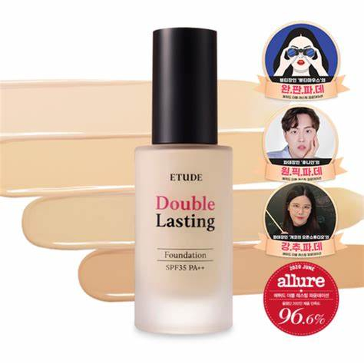 ETUDE Double Lasting Foundation SPF35 PA Korean long-wearing liquid foundation full coverage 24 hours