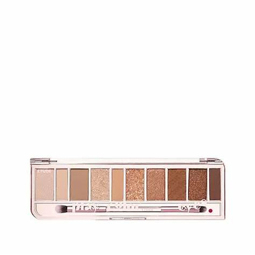 ETUDE Play Color Eyes In The Cafe 10-color coffee-inspired neutral eyeshadow palette with matte and shimmer shades