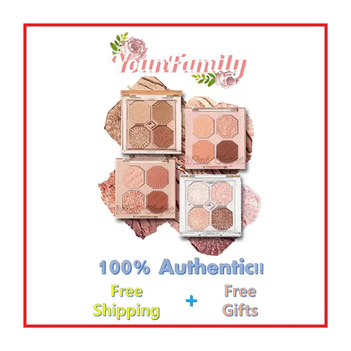ETUDE Play Color Eyes Mini Objet Peach Shell Tray 4-color peach coral eyeshadow palette compact portable