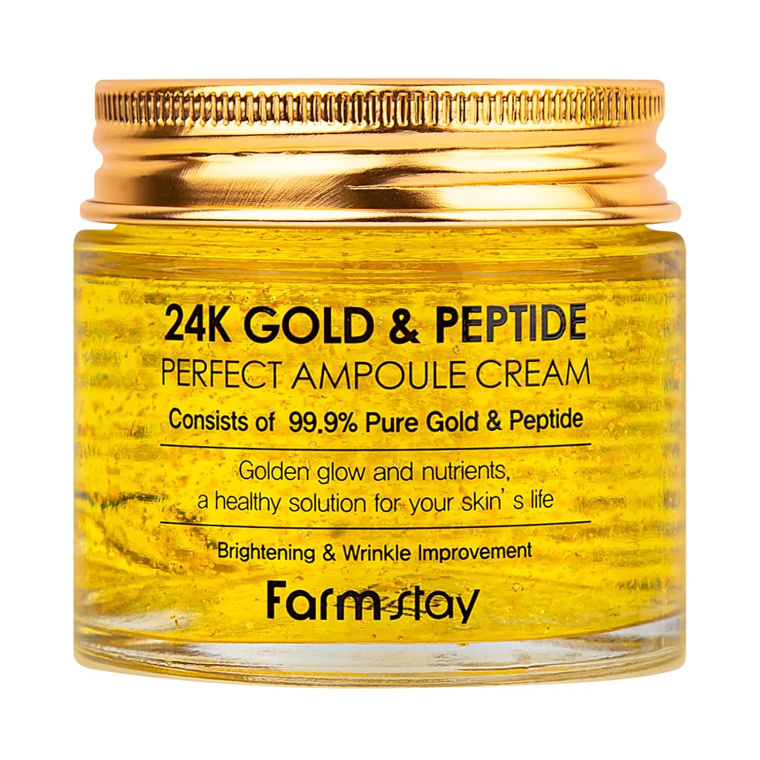 Farmstay 24K Gold Peptide Perfect Ampoule Cream 80ml packaging