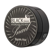 Farmstay Black Snail Hydrogel Eye Patch 60 patches jar