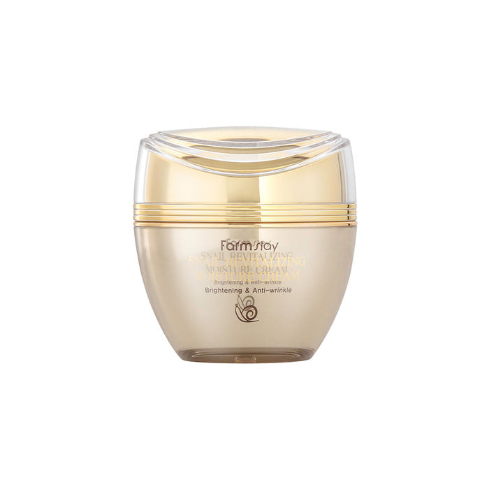 Farmstay Snail Revitalizing Moisture Cream 50g gold jar