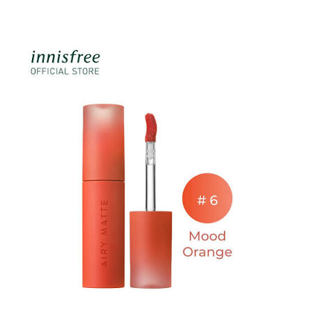 INNISFREE Airy Matte Tint 06 Mood Orange lip tint