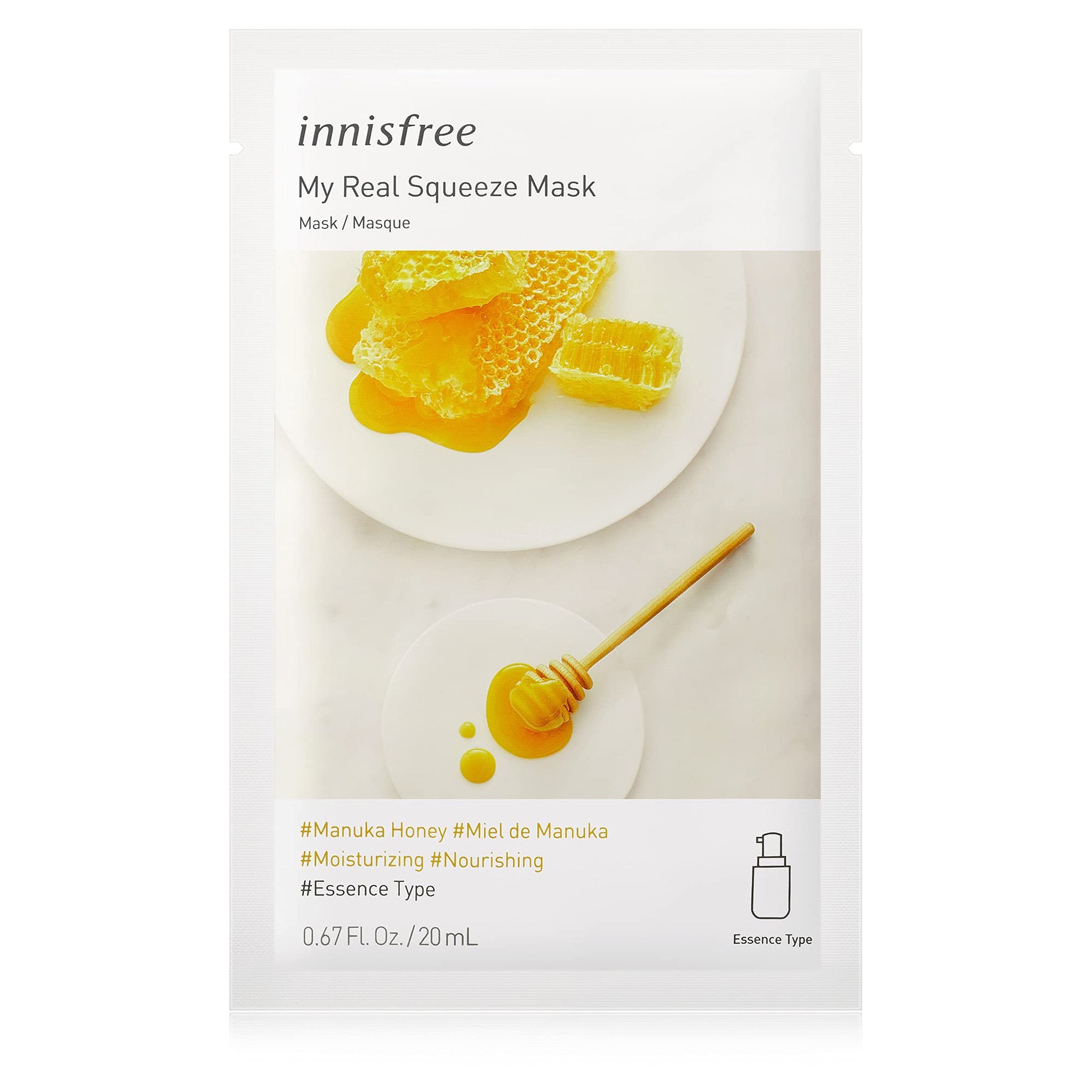 INNISFREE My Real Squeeze Mask Manuka Honey sheet mask