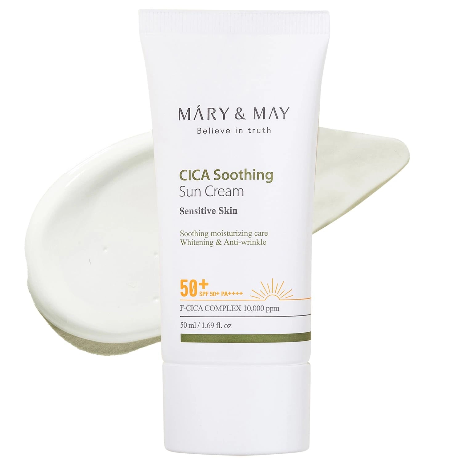 Mary&May Vegan CICA Soothing Sun Cream SPF50 PA 50ml