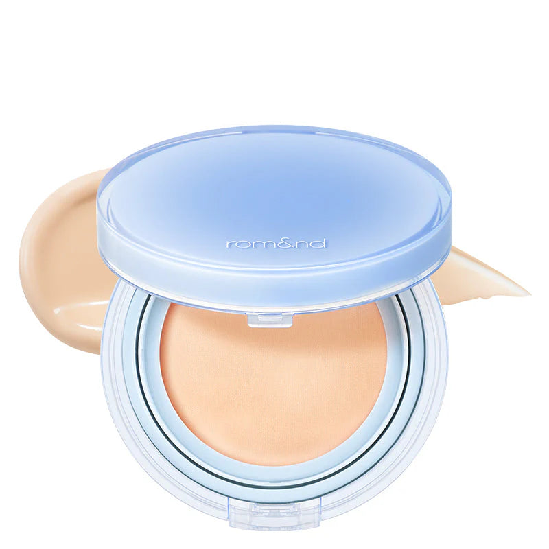 rom&nd Bare Water Cushion No.03 Natural 21 - Korean watery lightweight cushion foundation for light skin