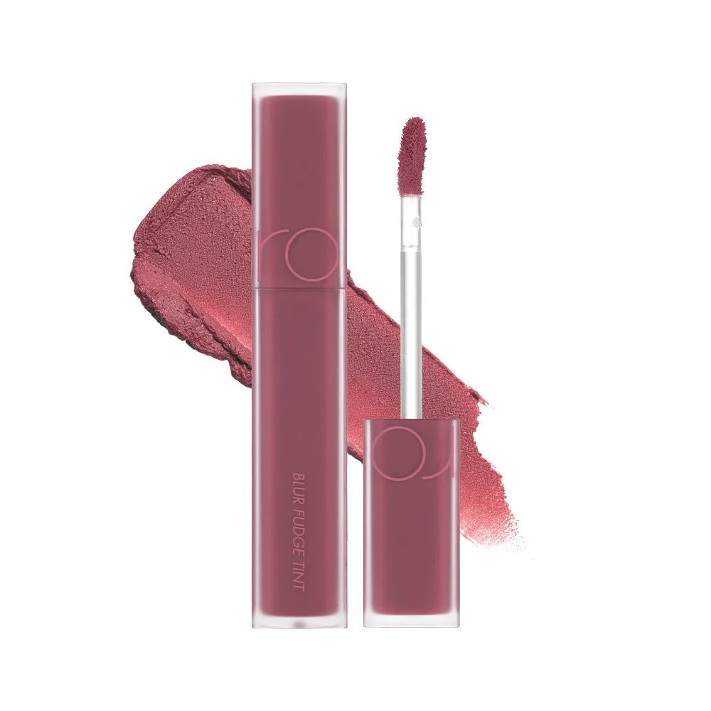 rom&nd Blur Fudge Tint No.06 Mauvish - Korean powder-blur matte lip tint in dusty muted mauve