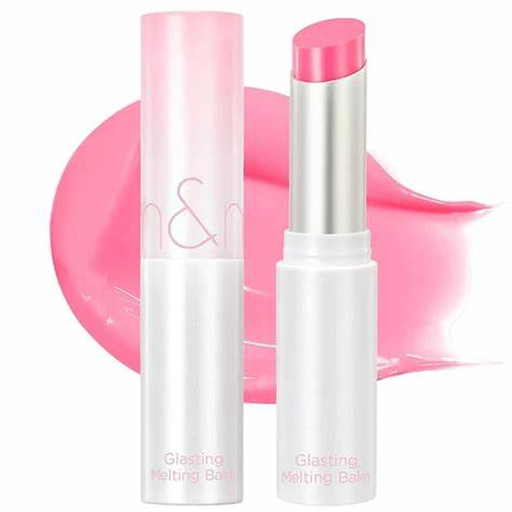 rom&nd Glasting Melting Balm No.09 Peonies - Korean glossy melting balm in soft floral pink