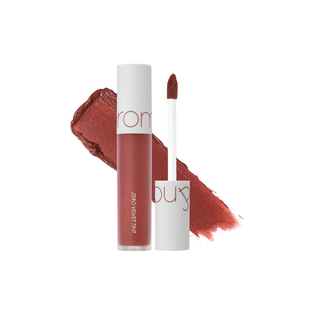 rom&nd Zero Velvet Tint No.05 Witty - Korean velvet matte lip tint in brownish mauve