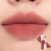 rom&nd Zero Velvet Tint No.16 Burny Nude - Korean velvet matte lip tint in warm burnt nude