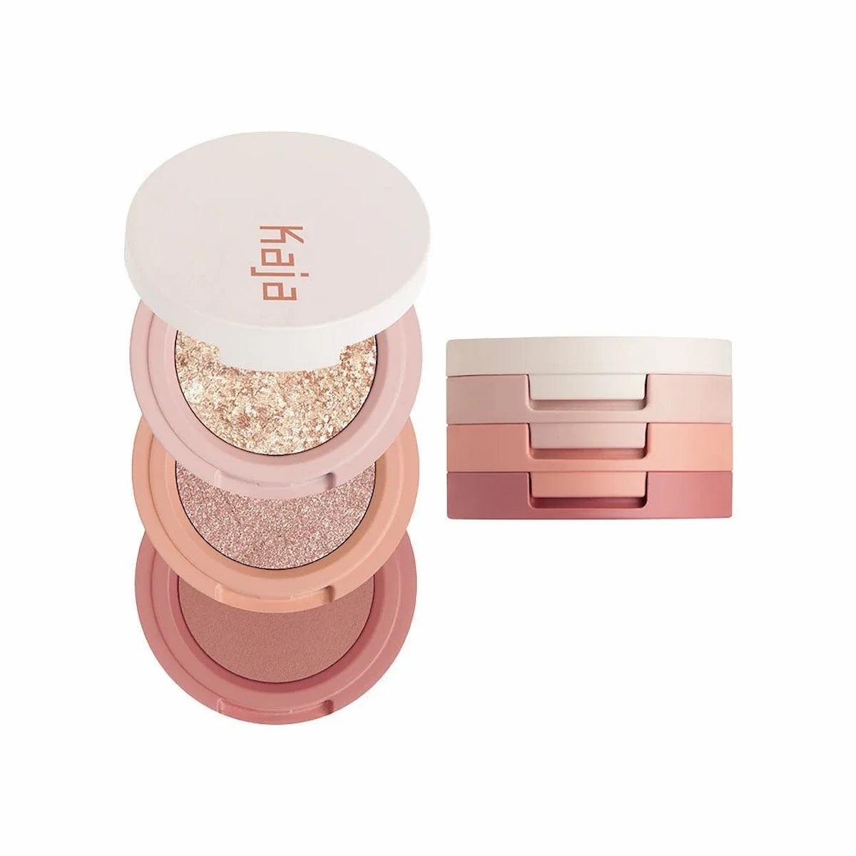Kaja Beauty Bento Eyeshadow Trio Peach Madeline