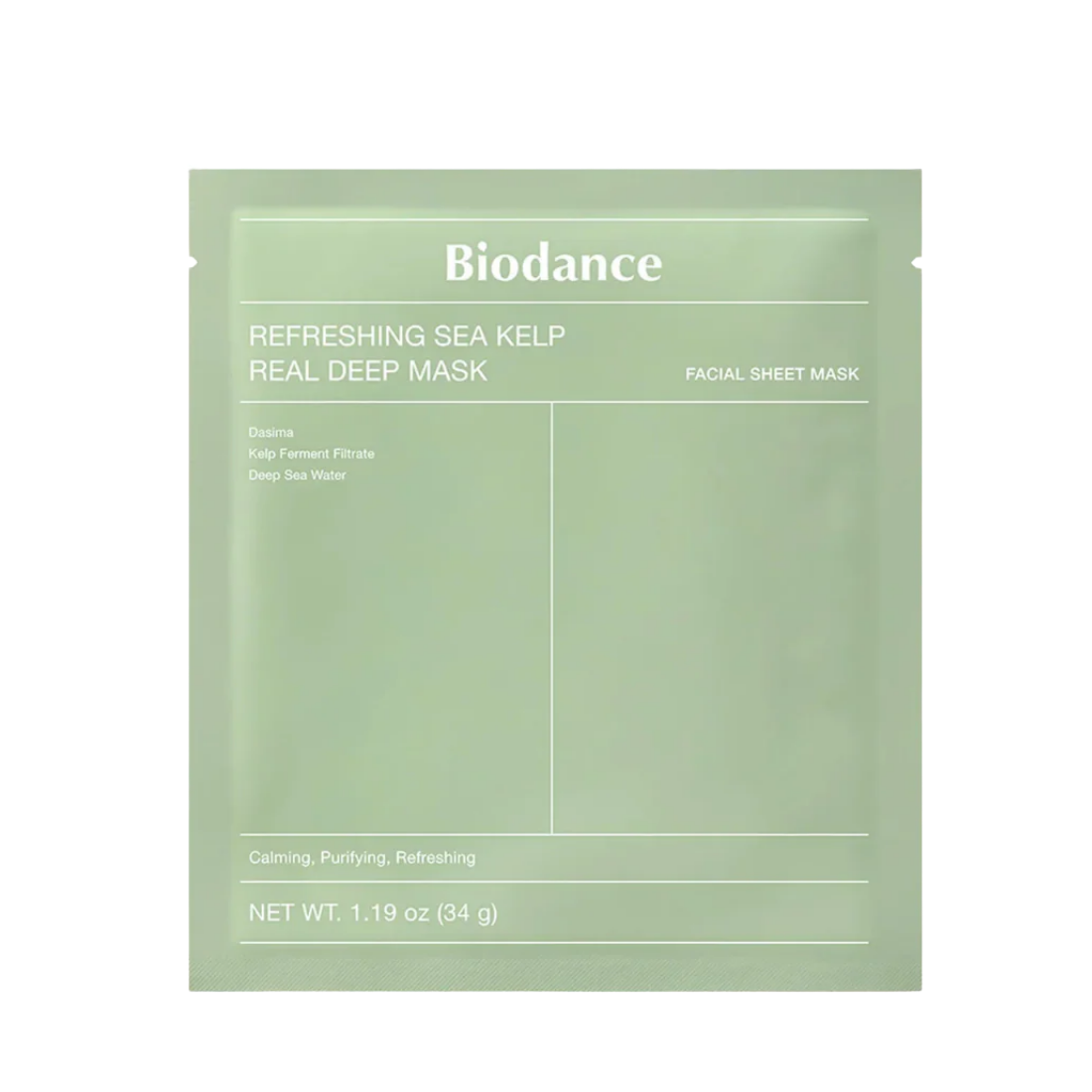 Biodance Refreshing Sea Kelp Real Deep Mask (1ea)