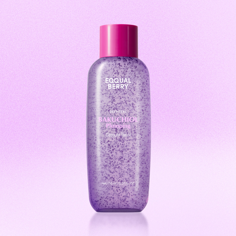 EQQUALBERRY DEEP CERA Bakuchiol Plumping Capsule Toner